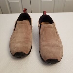 Merrell Shoes Men's Size 7 Beige Jungle Moc Closed Toe Slip on Classic Taupe
